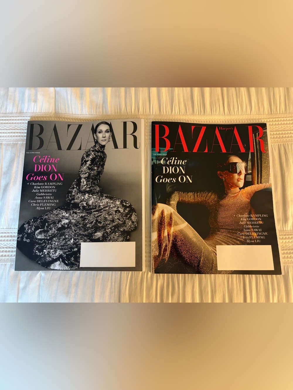 Lot Of 2 Celine Dion Bazaar Magazine Sept 2026 - New